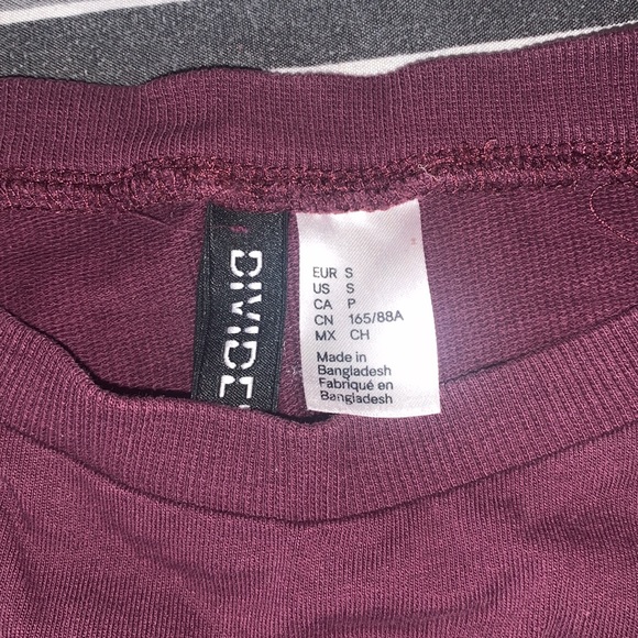 Burgundy Long Sleeve 78 Shirt - Picture 5 of 5